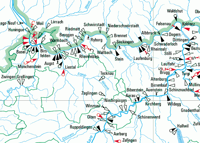 瑞士-巴塞尔地图